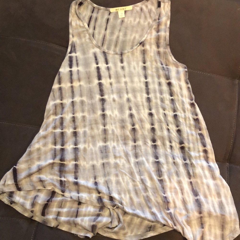 tie die blouses tank from Francesca’s